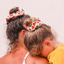 Mummy And Me Matching Floral Scrunchies, thumbnail 4 of 8