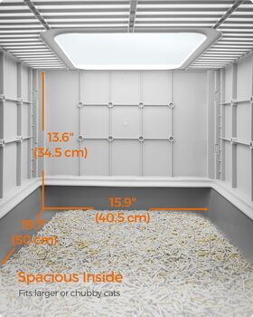 Hidden Cat Litter Box For Large Cats Anti Leaking, 6 of 9