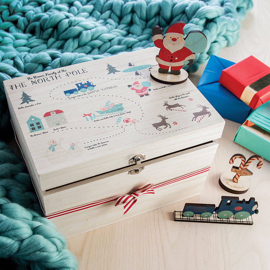 North Pole Personalised Christmas Eve Box By Seahorse | notonthehighstreet.com