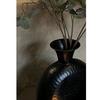 Vase Metal Black, 2 of 4