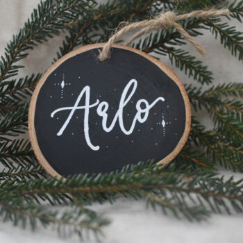Personalised Christmas Tree Decoration Bauble, 2 of 10