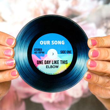 Personalised 'Our Song' Coaster, 6 of 6