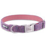Mia's Purples And Pinks Harris Tweed Dog Collar, thumbnail 1 of 4