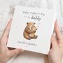 Personalised Daddy Bear Fathers Day Card, thumbnail 1 of 7