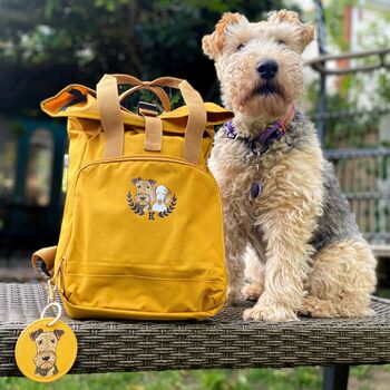 Personalised Doggy Daycare New Puppy Gift Backpack, 7 of 12
