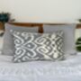 Grey Silk Decorative Cushion Cover, thumbnail 4 of 7