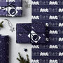 Stars And Moons Wrapping Paper Set, thumbnail 5 of 6