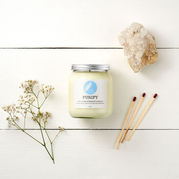 Purify Vegan Soy Aromatherapy Candle, 2 of 8