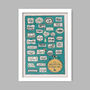 Shipping Forecast Coastal Print, thumbnail 2 of 5