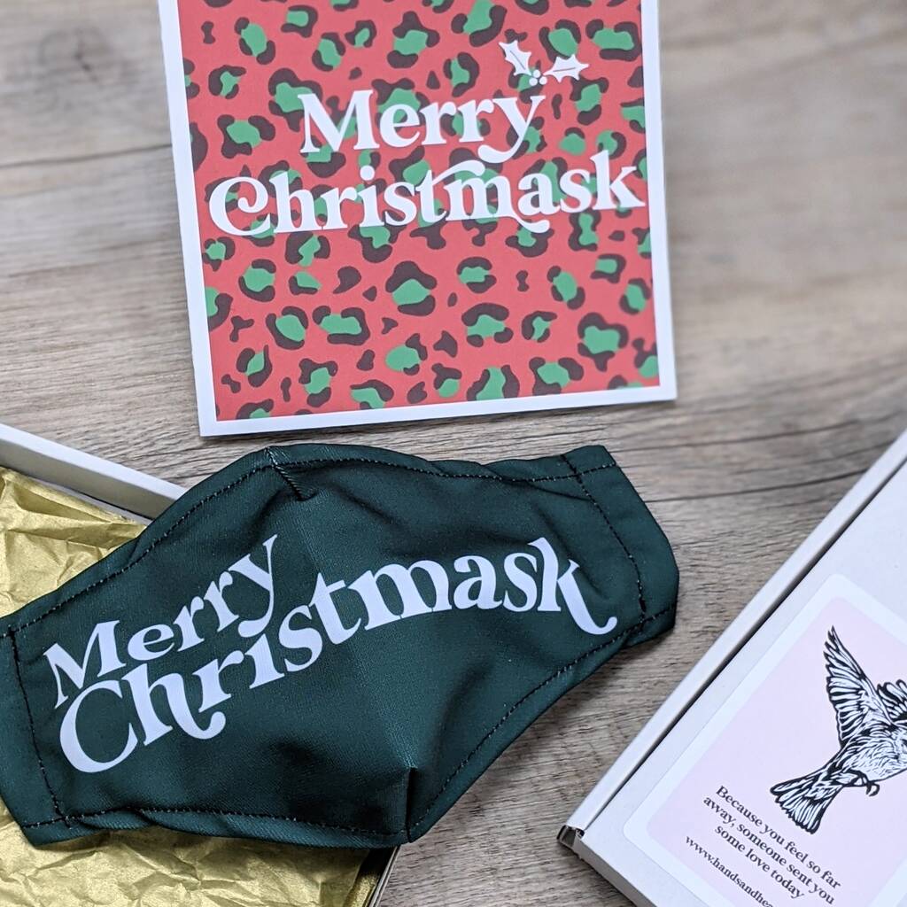 Christmas 2020 Facemask Letterbox Gift Set By Hands & Hearts