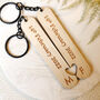 'Our Date' Personalised Keyring Set, thumbnail 3 of 5