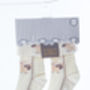 Set Of Three Neutral Children's Socks, thumbnail 3 of 3