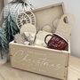 Personalised Christmas Eve Wooden Crate Box, thumbnail 1 of 6