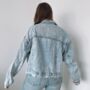 Bride Pearl Denim Jacket, thumbnail 4 of 5