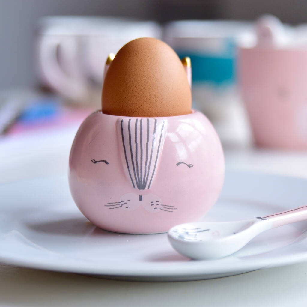 Store and Serve Egg Holder, Bunny-Shaped Boiled Egg Comoros