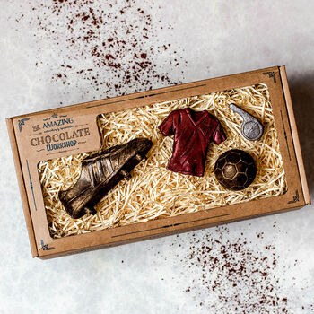 Chocolate Football Lovers Gift Box, 4 of 11