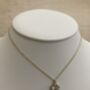 Silver Pendant Clover Necklace, thumbnail 4 of 7
