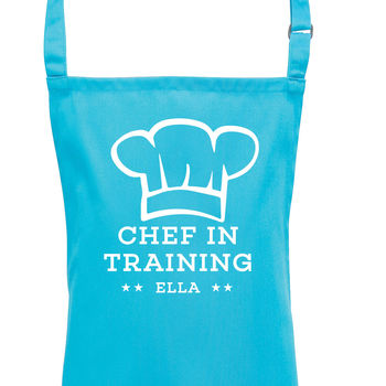 Personalised 'Chef In Training' Kids Aprons, 6 of 7