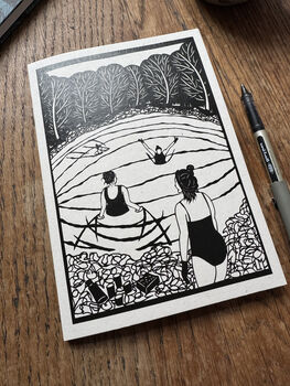 Swimming A5 Blank Notebook, Journaling And Planning, 2 of 4