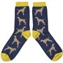 Lambswool Ankle Socks For Men : Animals, thumbnail 4 of 7