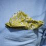 Mens Lime Yellow Floral Pocket Square, thumbnail 1 of 7