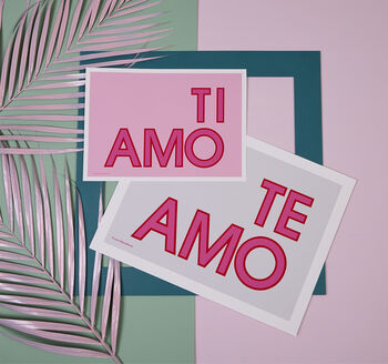 'Te Amo' Love Art Print, 5 of 7