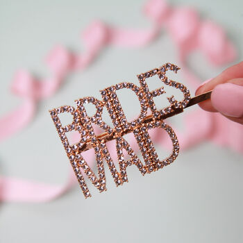 Bridesmaid Sparkly Bobby Pin, Hair Slide, 7 of 7