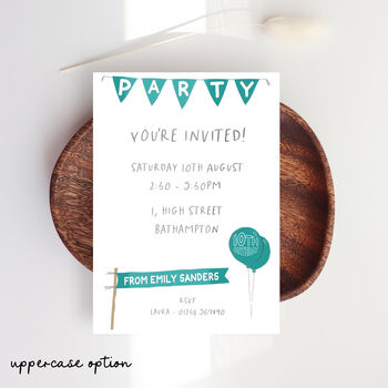 Party Invitations For Boys And Girls, 4 of 5