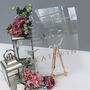 Welcome To Our Wedding Clear Acrylic Sign, thumbnail 5 of 11