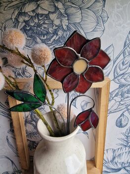 Hellebore Glass Flower Stem, 4 of 4