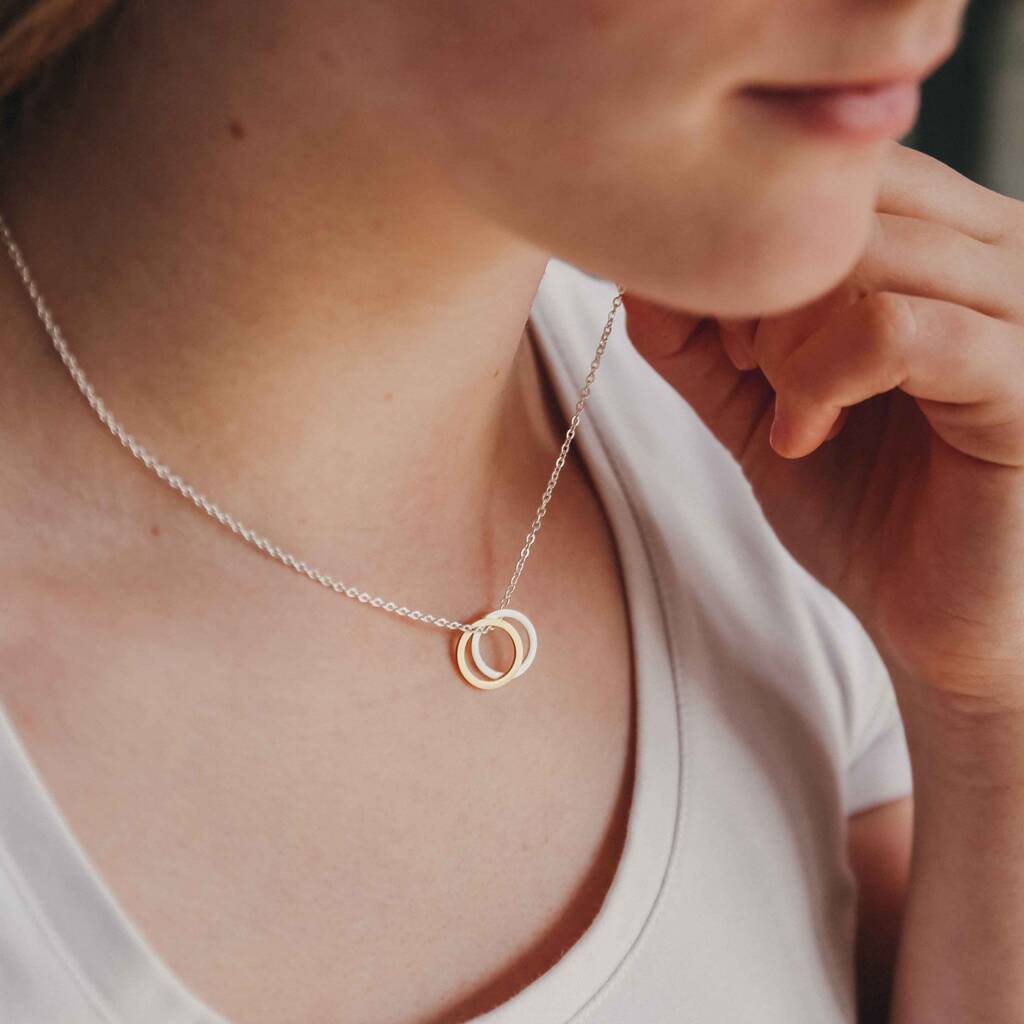 Double Eternity Necklace, 1 of 4