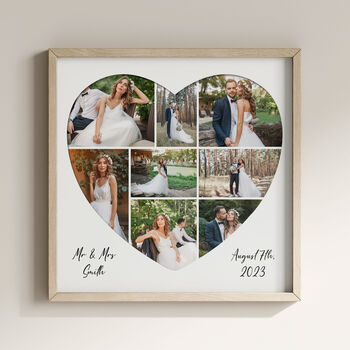 Personalised Wedding Collage Print, 2 of 4