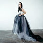 Black Tie Tulle Skirt For Special Occasions And Gothic Weddings, thumbnail 1 of 12