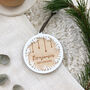 Personalised First Christmas Wreath Tree Decoration, thumbnail 4 of 6