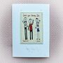 Personalised Embroidered Father's Day Card, thumbnail 1 of 12