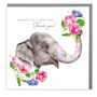 Thank You Elephant Greeting Card, thumbnail 2 of 2