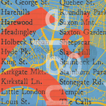 Leeds Ticket To Ride Poster Print, 3 of 4