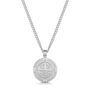Compass Men's Necklace Stainless Steel, thumbnail 1 of 6