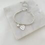 Engraved Memorial Sweetie Slider Bracelet, Baby Robin, thumbnail 1 of 5