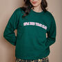 9 Pm Bedtime Club Slogan Sweatshirt, thumbnail 2 of 5