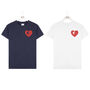Heart Jigsaw Matching Tshirt Set For Mum And Child, thumbnail 2 of 8