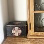 Vintage Wooden First Aid Medical Box, thumbnail 1 of 8