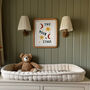 The Moon And Stars Hand Painted Nursery Print, thumbnail 7 of 7