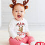First Christmas Personalised Reindeer Vest, thumbnail 1 of 7