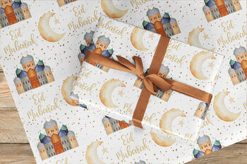 Ramadan Eid Gift Wrapping Paper Roll Or Folded, 2 of 5