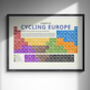 Cycling Europe Periodic Table Art Print, thumbnail 6 of 11