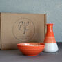 Jug And Bowl Gift Set Orange Milk Jug And Sugar Bowl, thumbnail 1 of 3