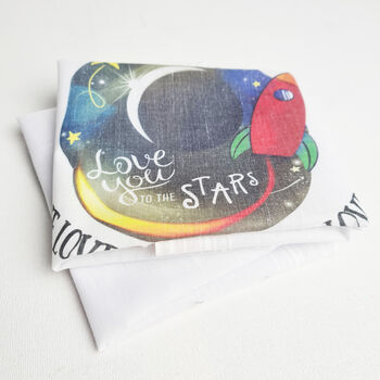 I Love You To The Stars Handkerchief Pair, 3 of 6