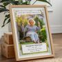 Gone But Never Forgotten Photo Print Personalised Memorial Gift, thumbnail 1 of 6