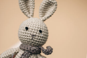 Crochet Rabbit Baby Gift Set In Keepsake Box, 9 of 9